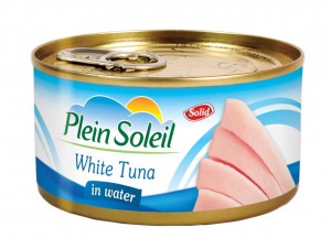 White Tuna Solid in Water
